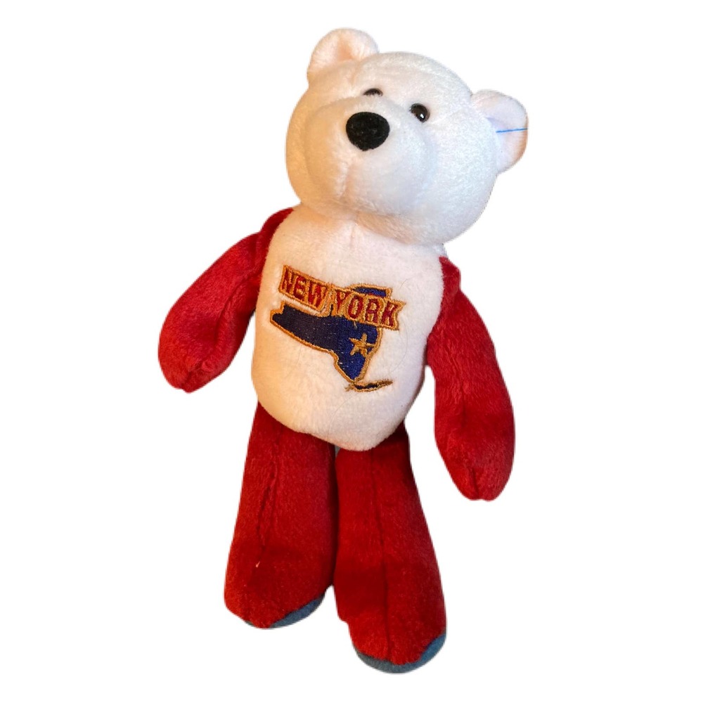 Collectable 8" Plush Coin Bear New York